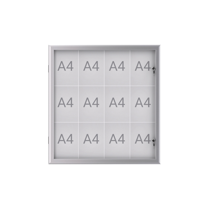 Buiten- binnenvitrine maulexcite 12xa4 slot(6654208) - 0