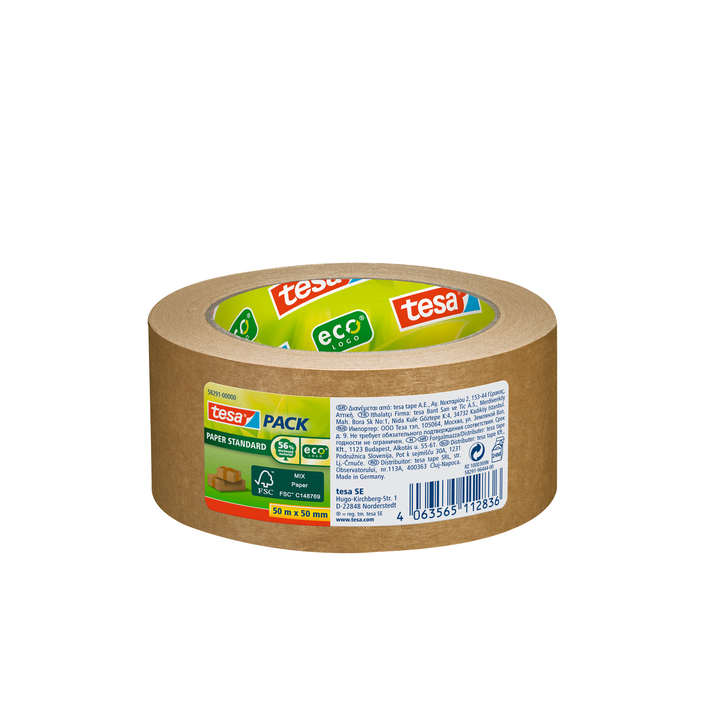 Verpakkingstape tesa 58291 eco 50mmx50m bruin(582910000000) - 0