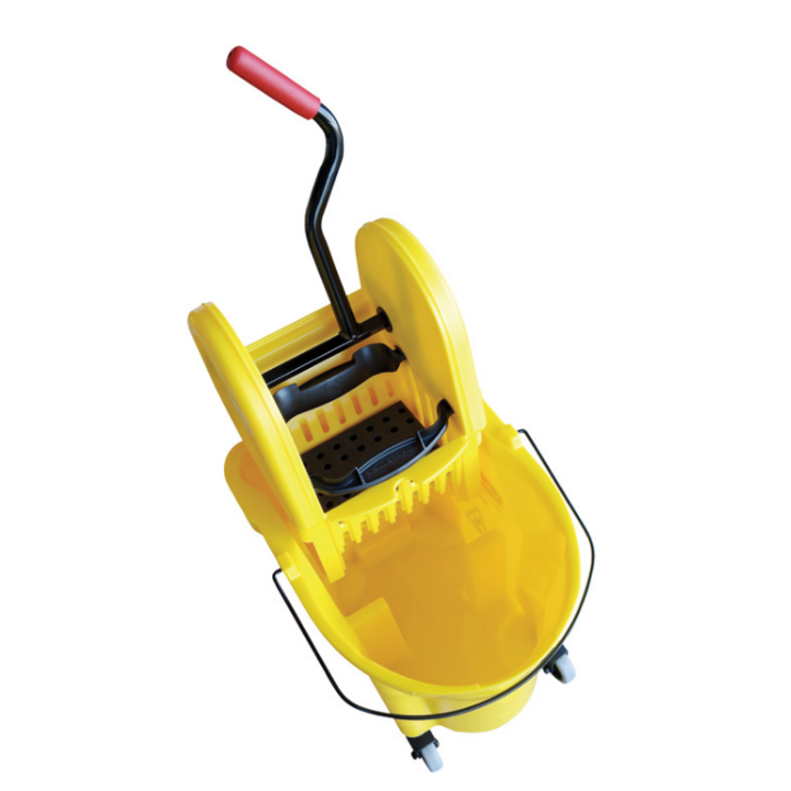 Rubbermaid Wavebrake, neerwaartse combopers, geel, VB 007577 - 1