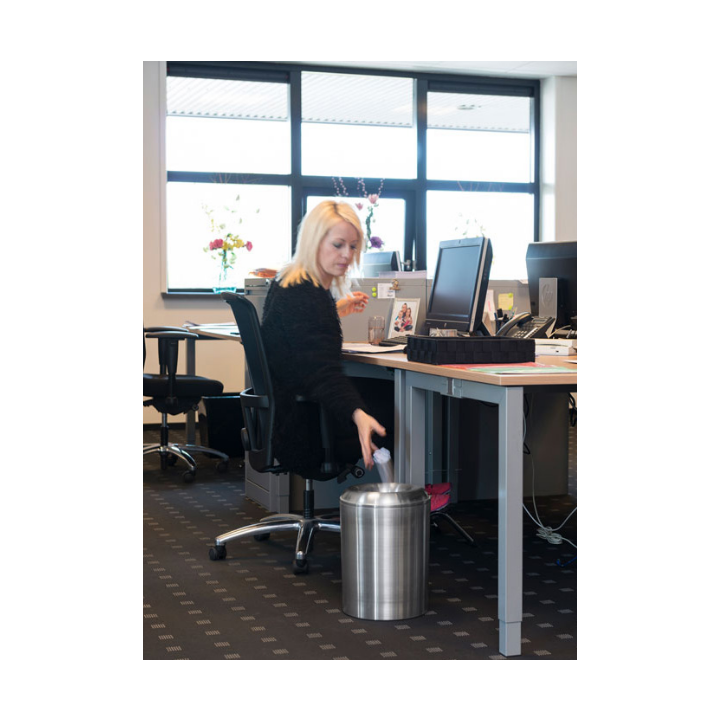 Naadloze papierbak, vlamdovend, 20 liter, aluminium, VB 051496 - 1