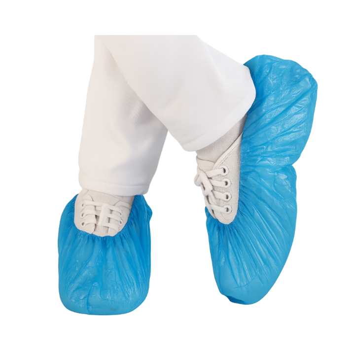 Schoenovertrek | LDPE | Maat 36-42 | 35my | Blauw (2000 stuks) - 0