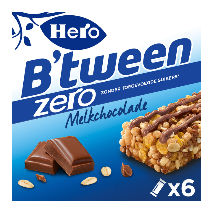 Tussendoortje hero b'tween melkchocolade zero(8he407) - 0