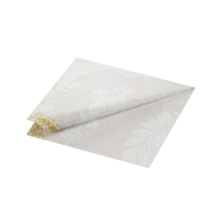 Duni Tissue, servet, 40x40 cm, 3-laags, Royal White, 174228 (1000 stuks) | OP=OP AANBIEDING - 0