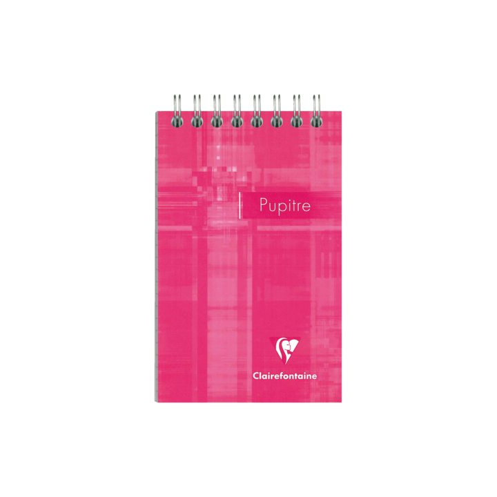 Notitieboek clairef matris spiraal 75x120mm lijn - 1