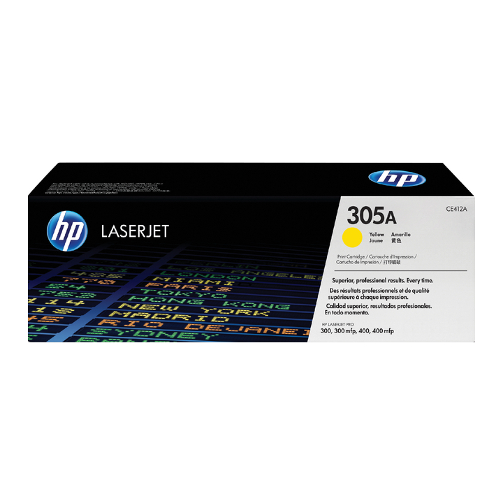 Tonercartridge HP CE412A 305A geel - 0