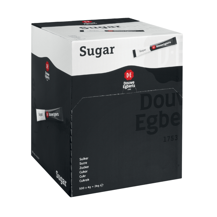 Douwe Egberts, suikersticks, 4 gram, 4015736 (500 stuks) - 0