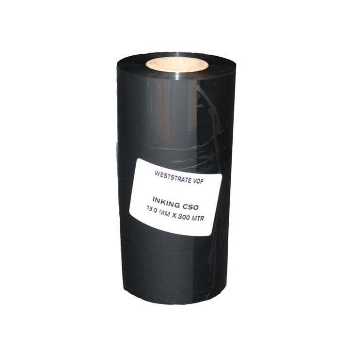 Thermo Transfer Folie 150mm x300Mtr. L. Blauw Wax - 0