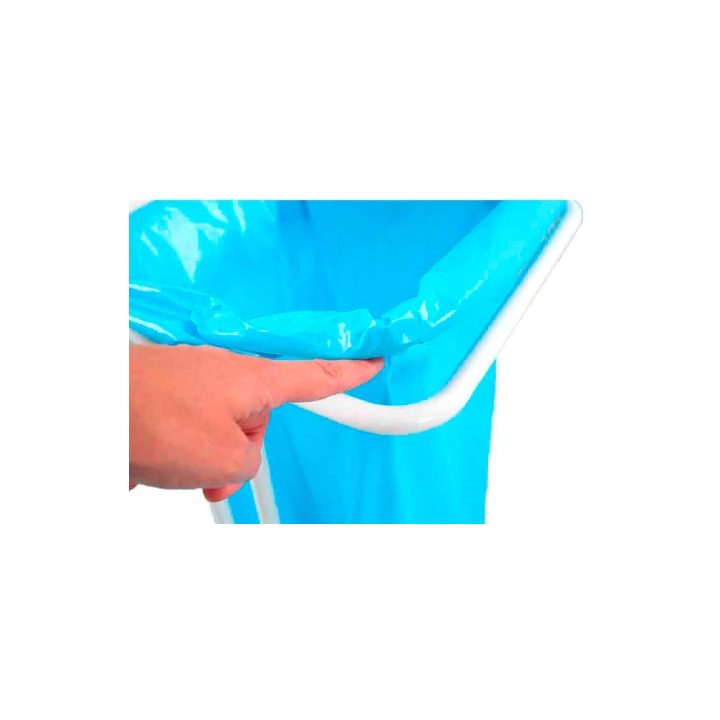 Saekko Boy | Verrijdbare Afvalzakhouder | 120 Liter | Wit | VB 145230 - 2