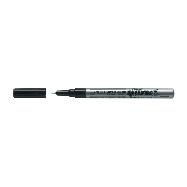 Fineliner pilot super ef 0.5mm zilver - 0