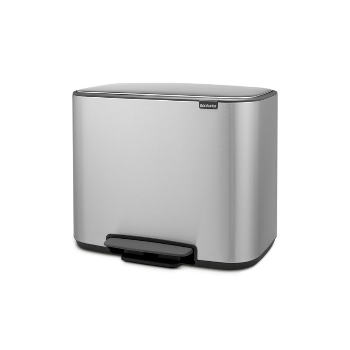 Brabantia, pedaalemmer, 3x11 liter, mat RVS FFP, VB 121128 - 0