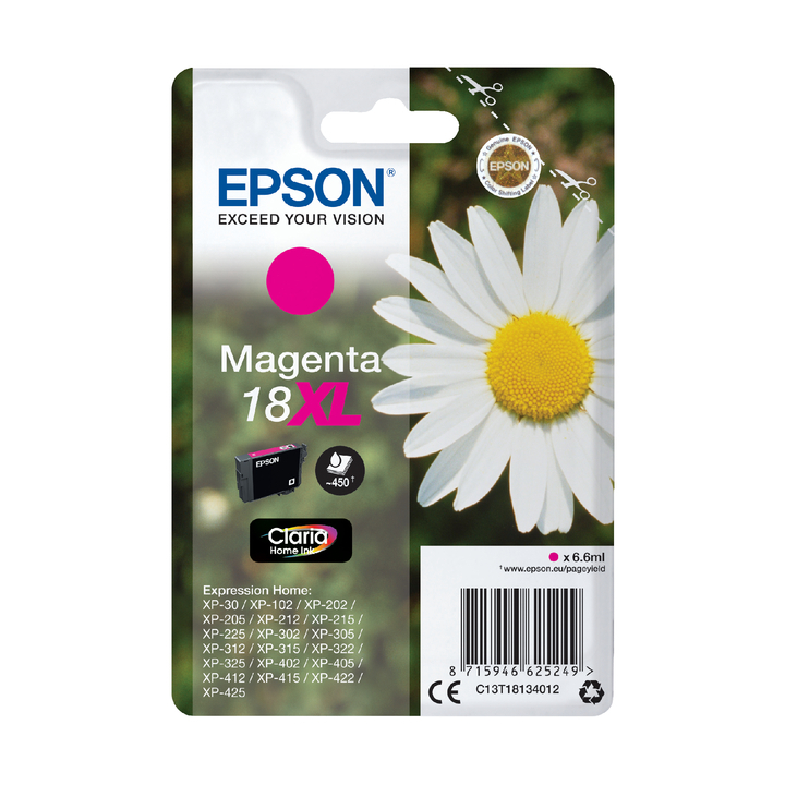 Inkcartridge epson 18xl t1813 rood(2666421) - 0