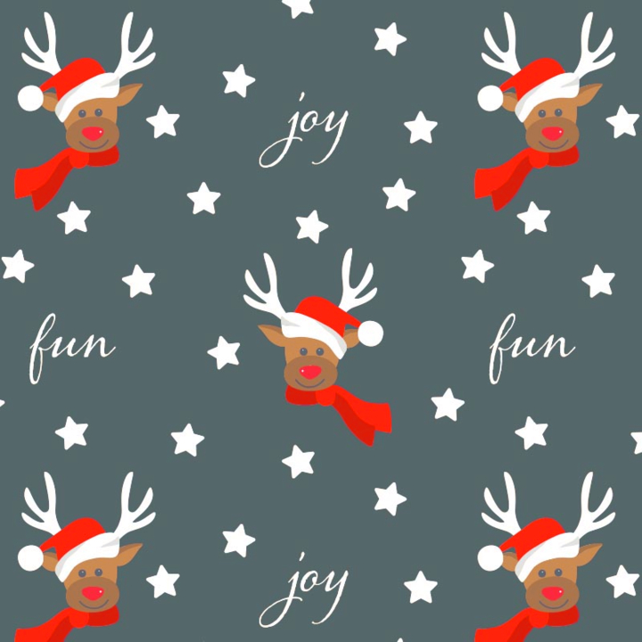 Cadeaupapier Kerst, 50cm x 200 meter, D902016, zwart - 0