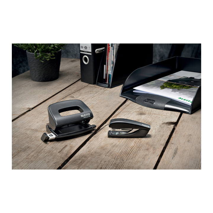 Perforator leitz nexxt  recycle mini 10 vel blauw(50100035) - 2