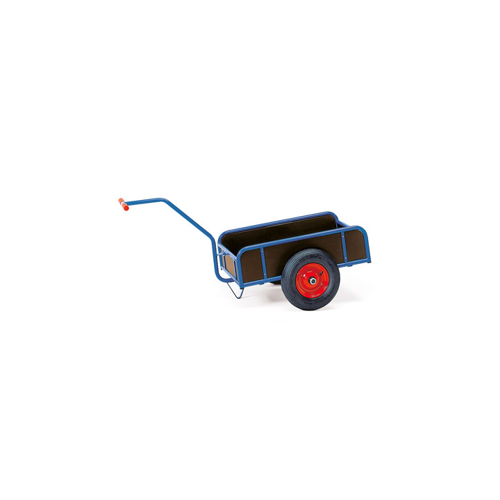 Handtrekwagen 1assig met 4 wanden, 795x445mm - 0
