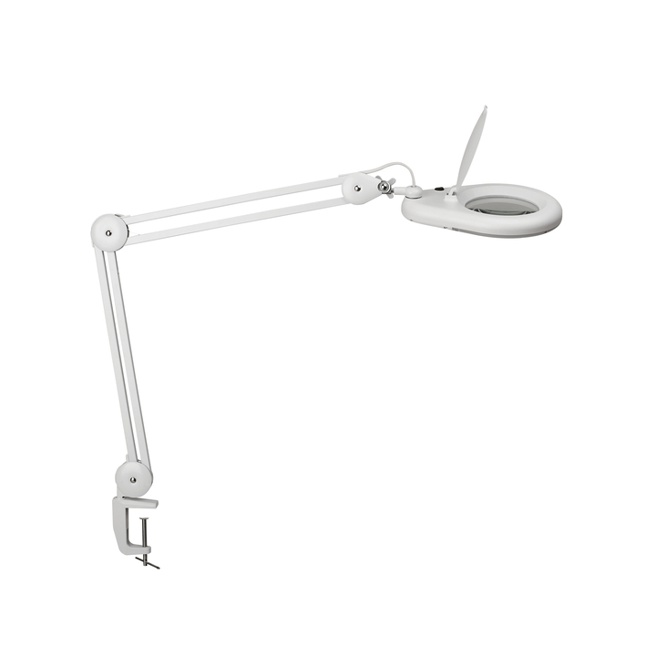 Bureaulamp maul viso loep led klem wit(8263402) - 0