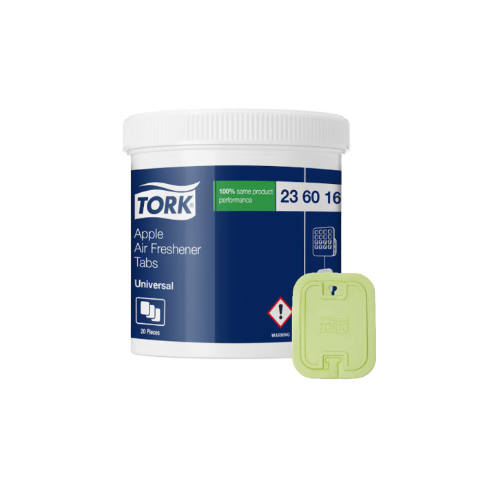 Tork Universal | Luchtverfrisser Schijf | Appel | A2 | 236016 (80 stuks) - 0