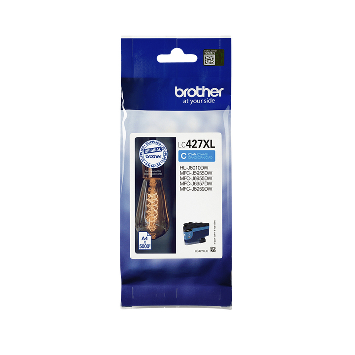 Inkcartridge brother lc-427xlc blauw(lc427xlc) - 0