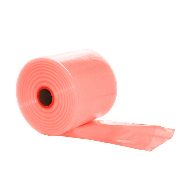 Buisfolie, LDPE, 50cm, 100my, rood ingekleurd (rol 10 kg) - 0