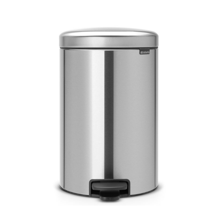Brabantia, pedaalemmer, 20 liter, mat RVS, VB 114021 - 0