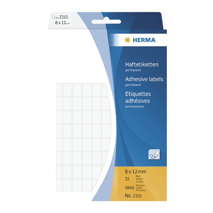 Etiket herma 2310 8x12mm 3840st - 0