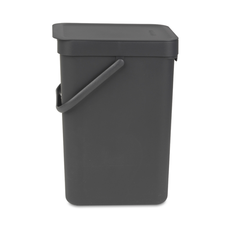 Brabantia, afvalbak sort & go, 12 liter, d.grijs, VB 109805 - 2