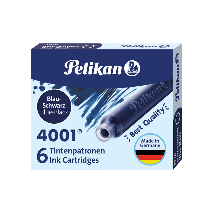 Inktpatroon pelikan blauw/zwart - 0
