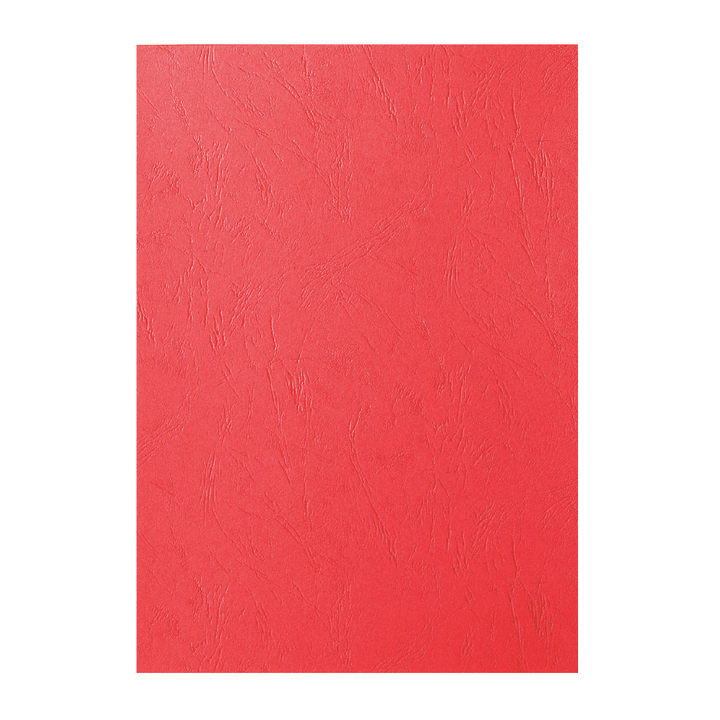 Voorbladen gbc a4 antilope lederlook rood - 0