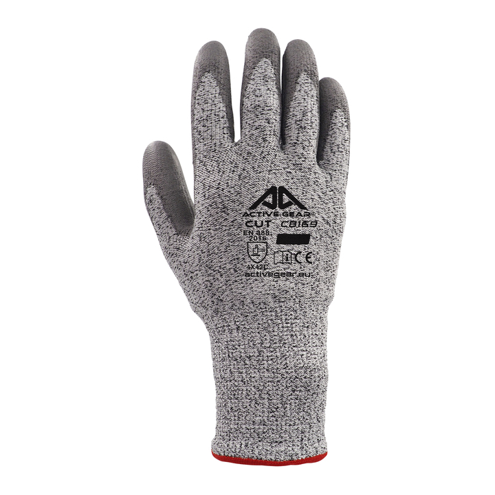 Handschoen activegear snijbestendig grijs 7/s(c8167) - 0