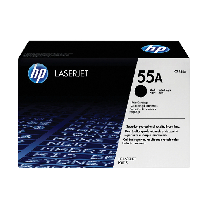 HP 55A, tonercartridge, zwart, CE255A - 0