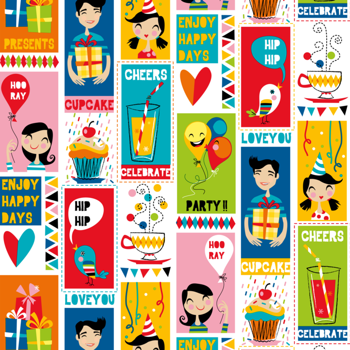 Cadeaupapier 50cmx200m 923 Hip Hip - 0