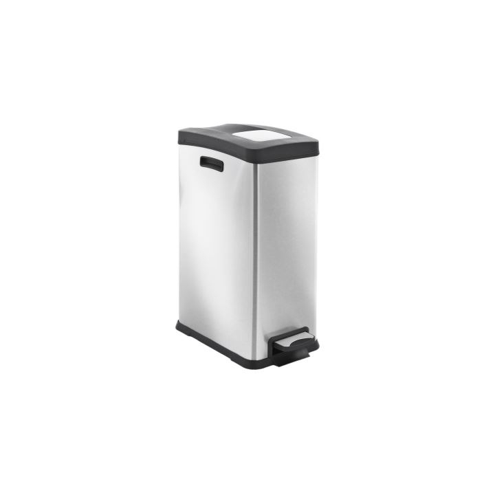 Eko, pedaalemmer met binnenbak, 30 liter, mat RVS, VB 923800 - 0