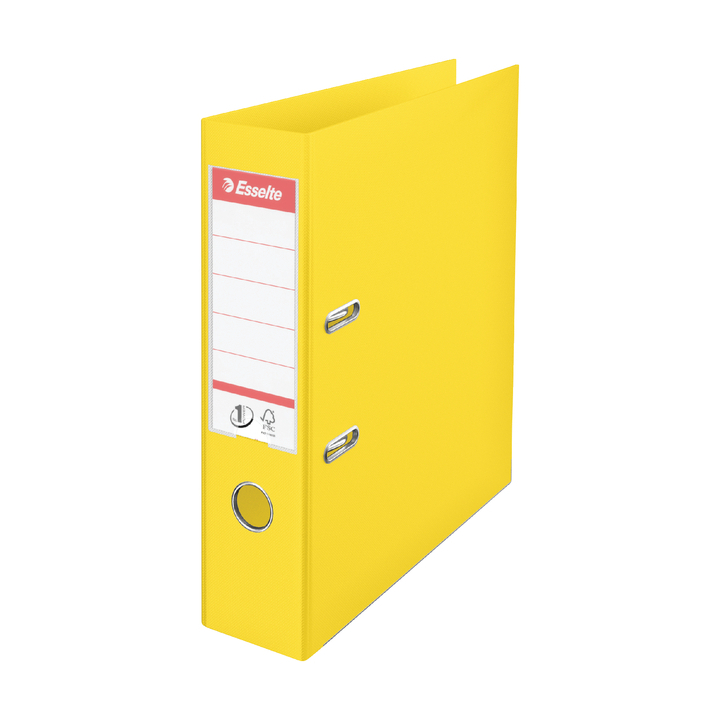 Ordner esselte vivida a4 75mm pp geel(624070) - 0