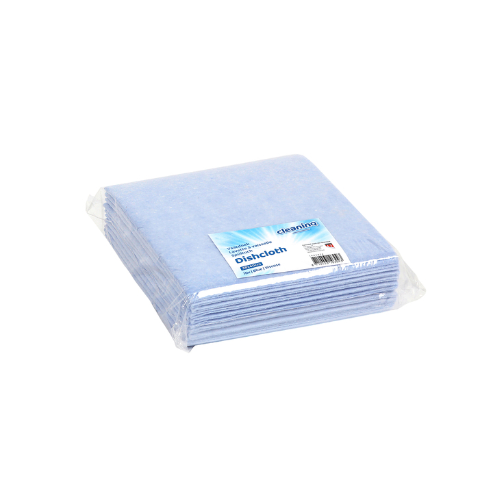 Cleaninq, viscose werkdoek, 38x40cm, blauw, 102095 (10 stuks) - 0