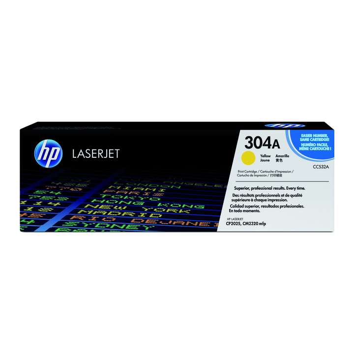 Tonercartridge hp cc532a geel - 0