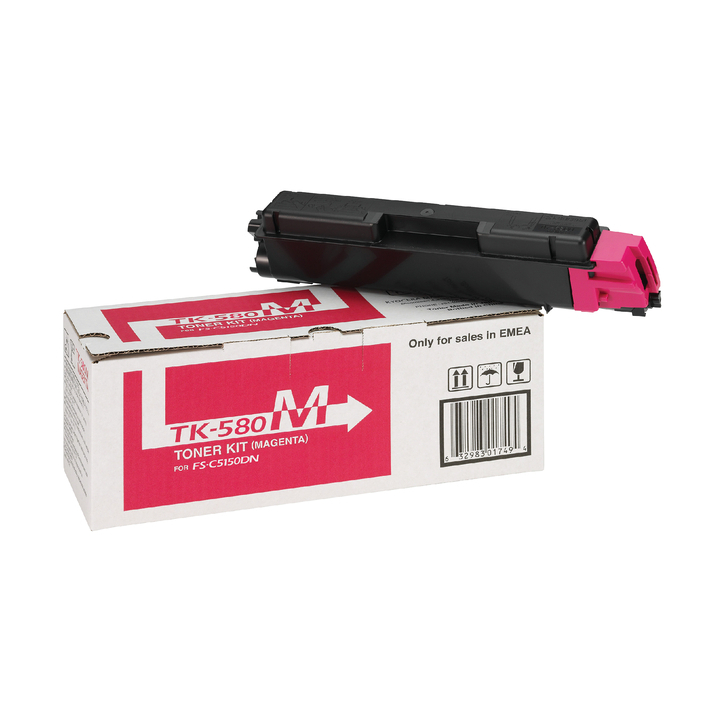 Toner kyocera tk-580 2.8k rood(0t2ktbnl) - 0