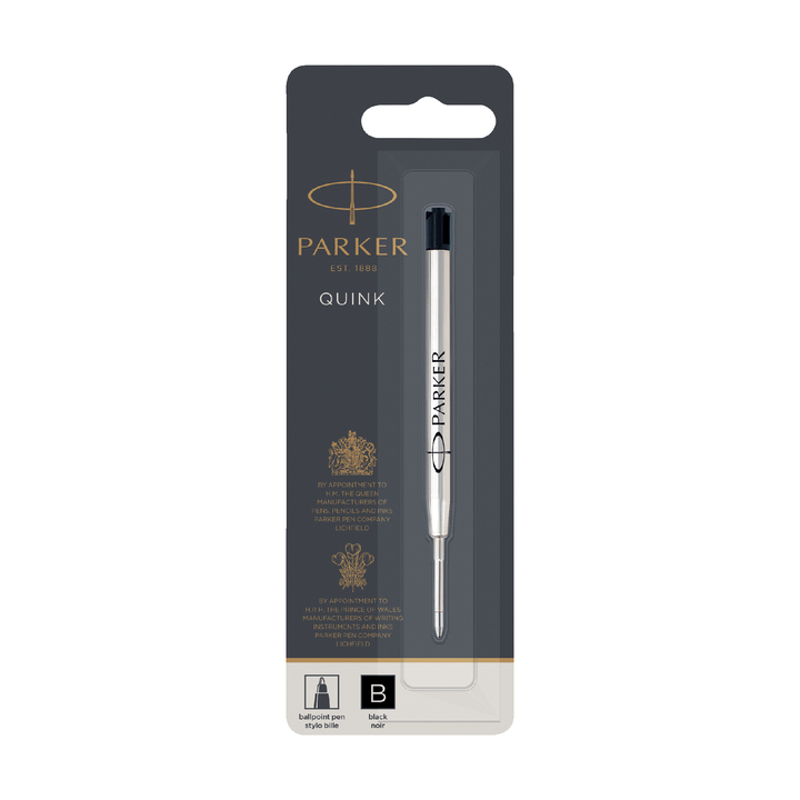 Balpenvulling parker quink breed zwart(1950366) - 0