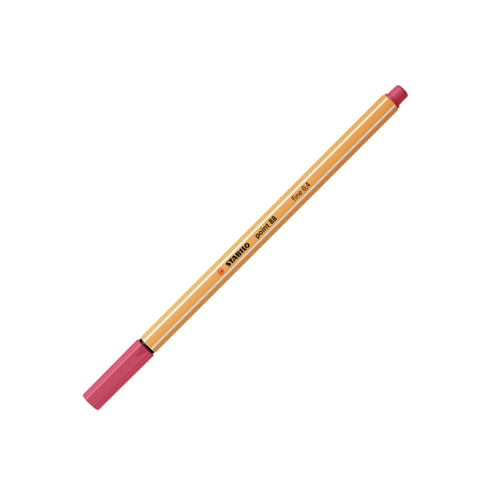 Fineliner stabilo point 88/49 aardbeien rood(88/49) - 0