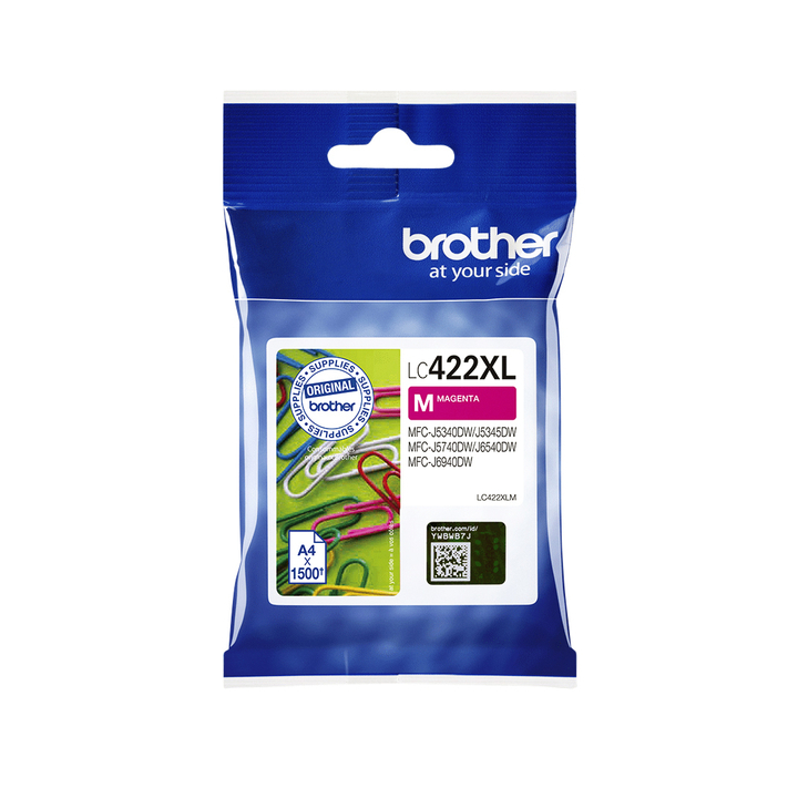 Inkcartridge brother lc-422xlm rood(lc422xlm) - 0