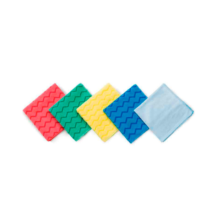 Rubbermaid Hygen | Professionele Microvezeldoek | 40x40cm | Blauw | VB 000630 (12 stuks) - 1