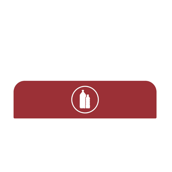 Communicatiepaneel voor Rubbermaid Configure 125 liter, VB 501371 | plastic Engels - 0