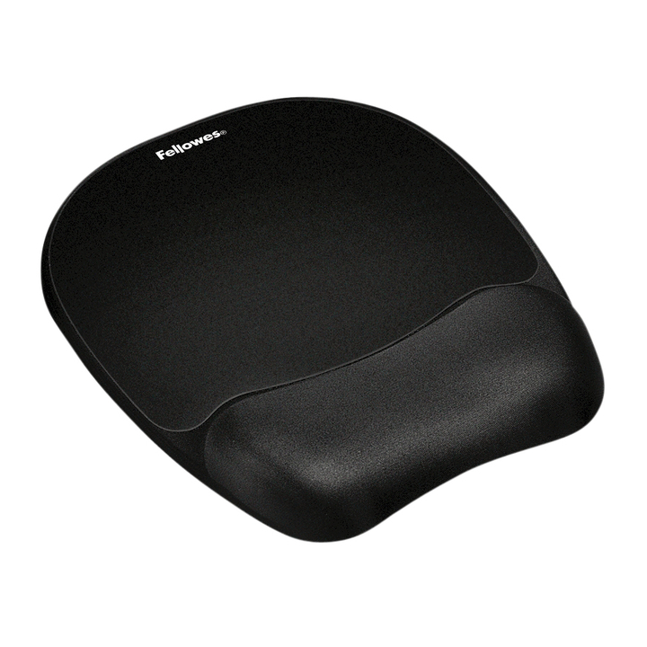 Fellowes, muismat met polssteun, memoryfoam, zwart - 0