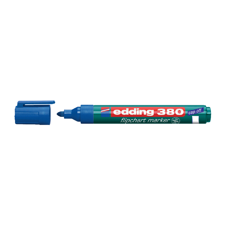 Viltstift edding 380 flipover rond 2mm blauw - 0