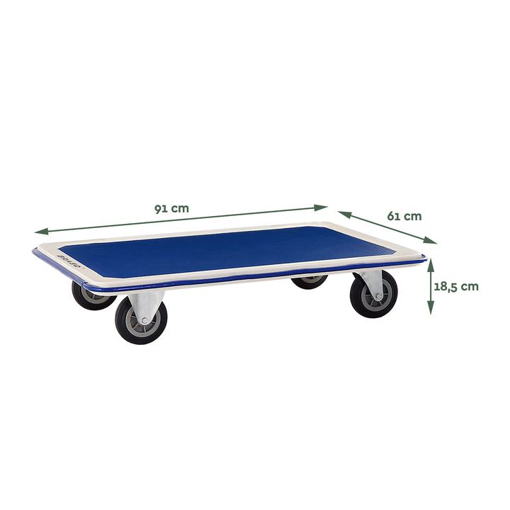Transportkar brasq zonder duwbeugel 300kg(8562608) - 1