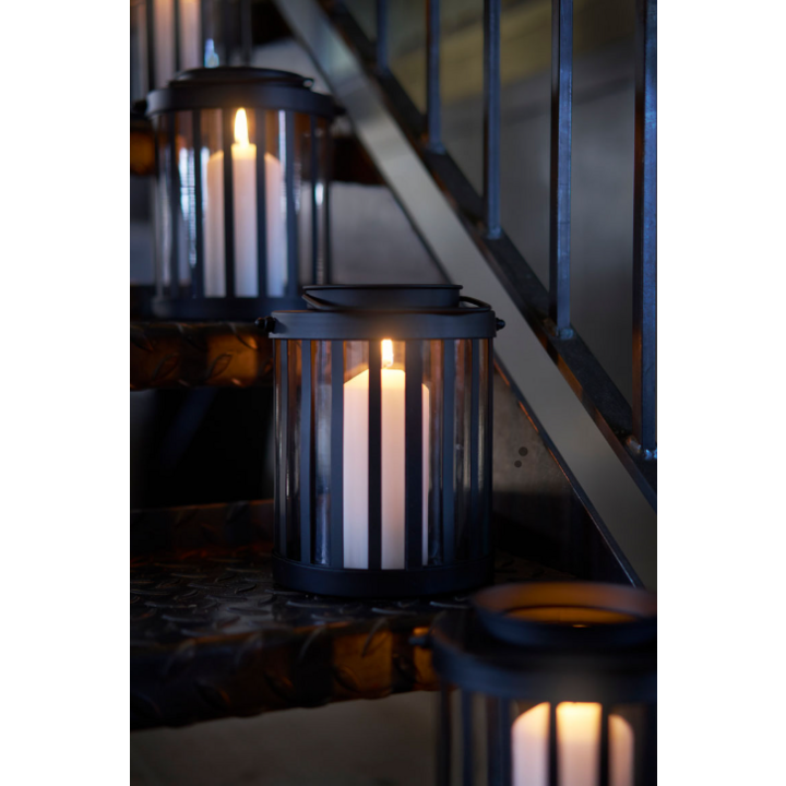 Duni | LED-lamphouder | 203x165mm | Kandelaar Fyr Black | 208768 (2 stuks) - 1