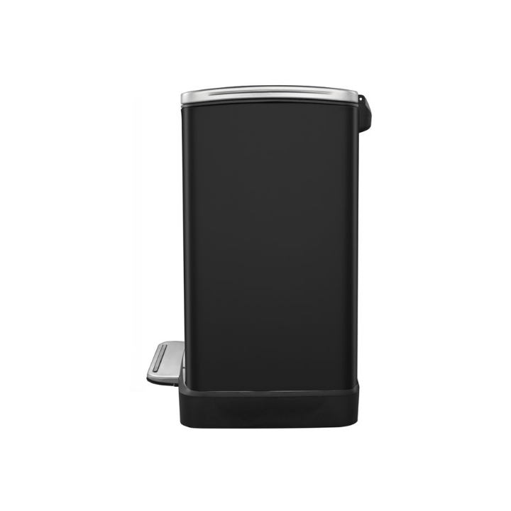 Eko E-Cube, pedaalemmer, 12 liter, glanzend zwart, VB 926812 - 3