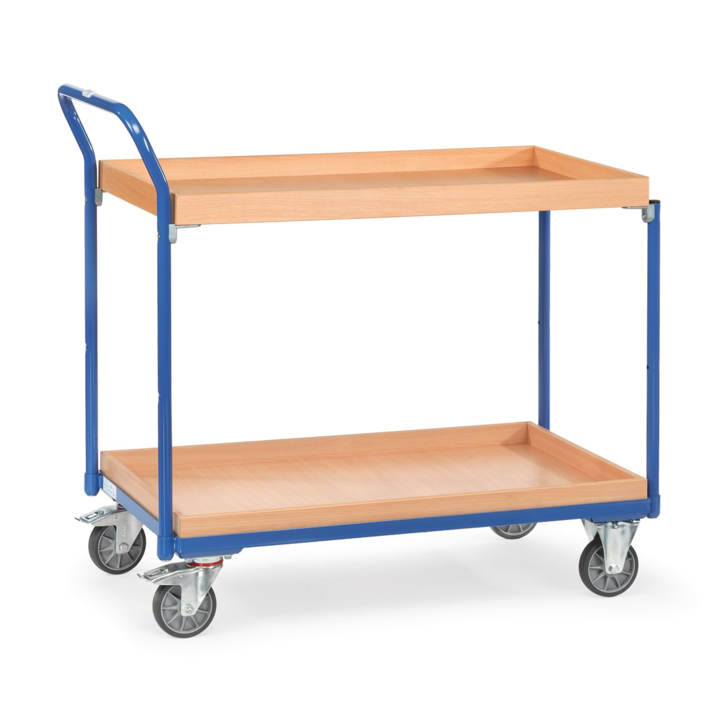 Tafelwagen met randen, 1000x600mm Draagverm. 300kg - 0
