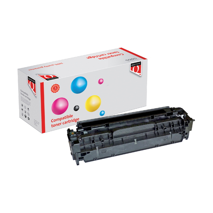 Tonercartridge Quantore alternatief tbv hp cf380a 2.4k zwart - 0