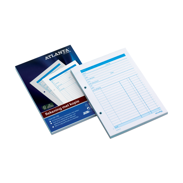 Rekeningblok a5415-011 a5 50x2v - 0