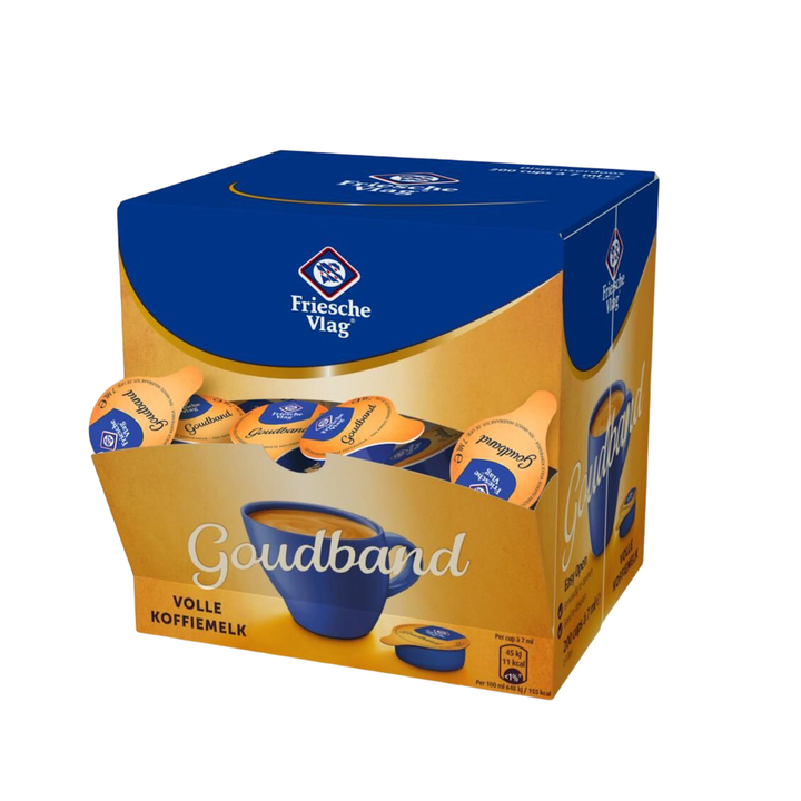 Koffiemelk friesche vlag goudband 7 ml 200 cups(11904) - 0