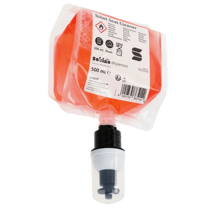 Satino | Toiletbrilreiniger | 500ml | Rood | SF2 | 333374 (6 stuks)  - 1